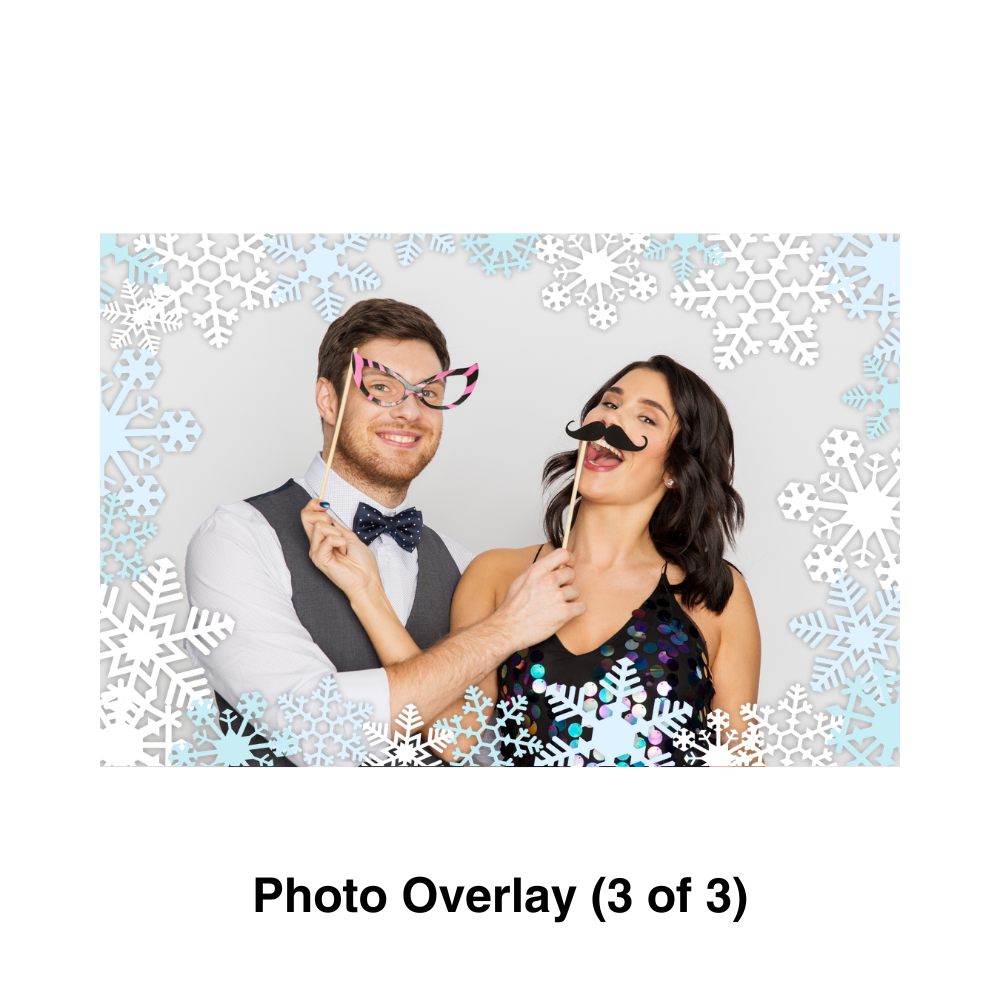 Snowflake Photo Booth Theme- overlay 3