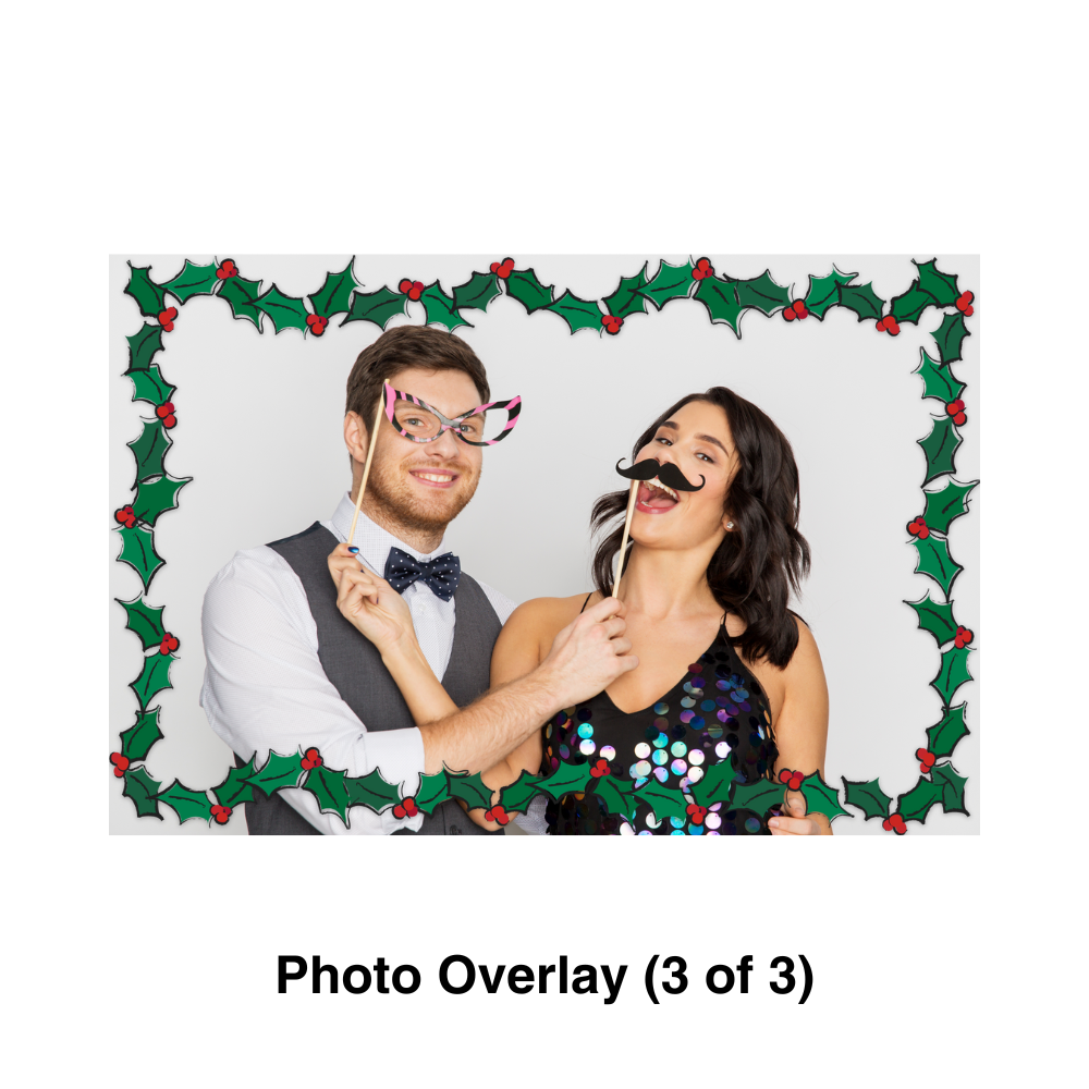 Holly Photo Booth Theme- overlay 3