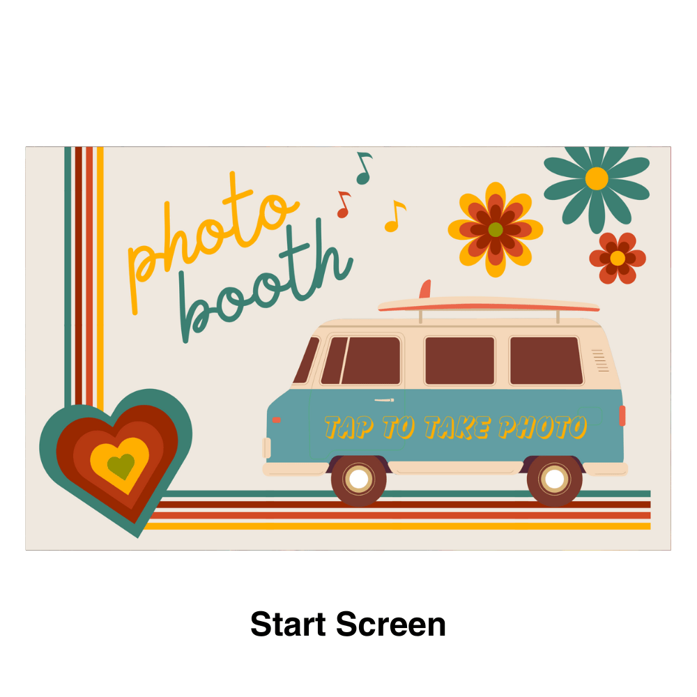 70's Photo Booth Theme - Pixilated