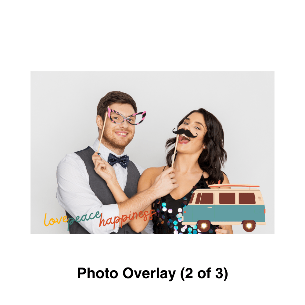 70's Photo Booth Theme - Pixilated