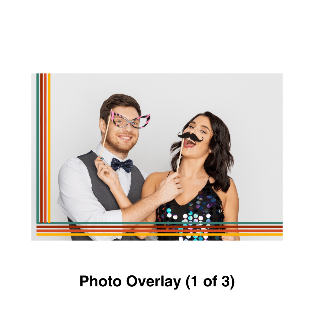 70's Photo Booth Theme - Pixilated
