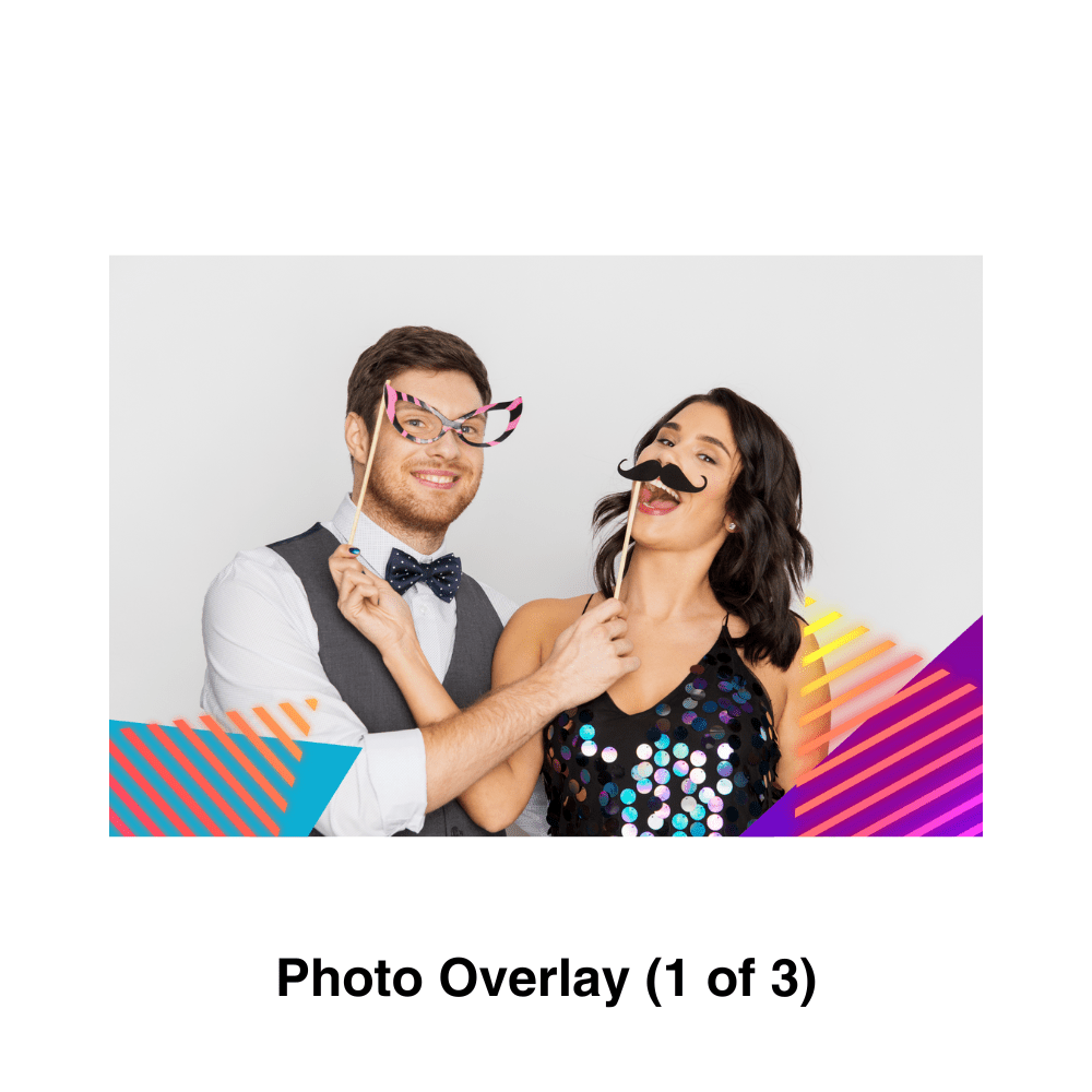 80's Vibes Photo Booth Theme - Pixilated