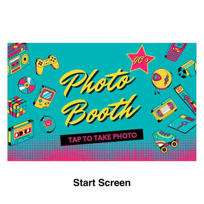 90's Photo Booth Theme - Pixilated