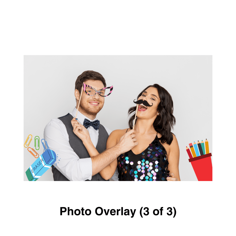 Back to School Photo Booth Theme - Pixilated