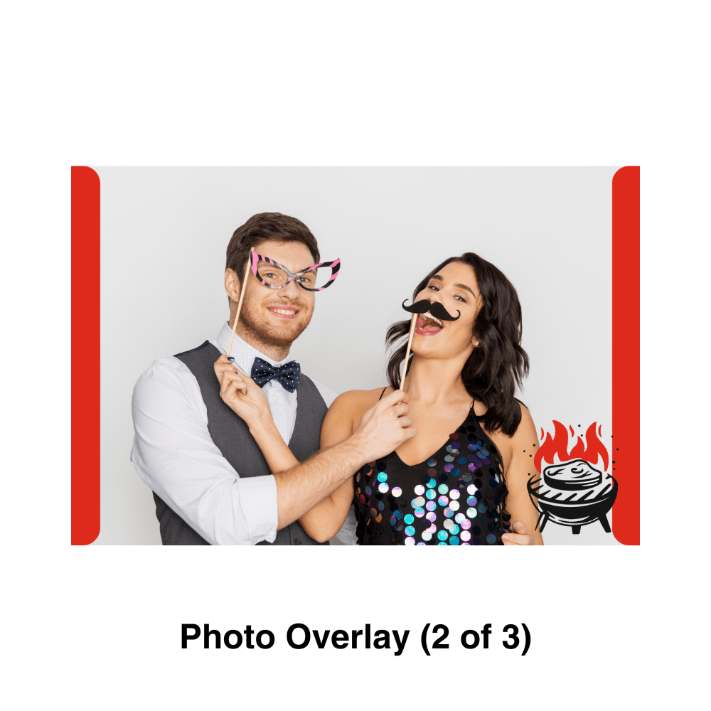 BBQ Cook Out Photo Booth Theme - Pixilated