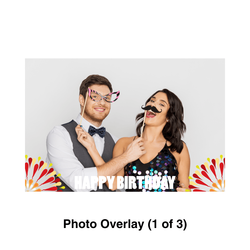 Birthday Party Photo Booth Theme - Pixilated