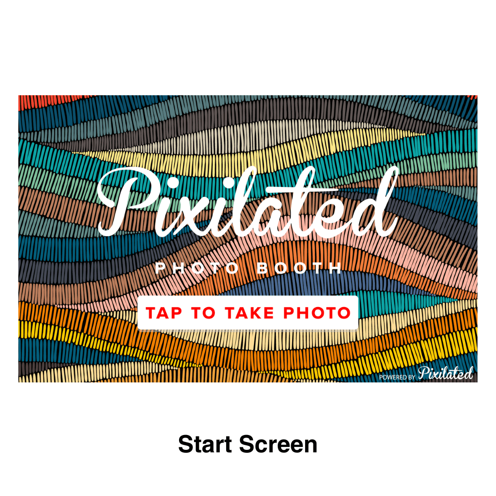 Bohemian Photo Booth Theme - Pixilated