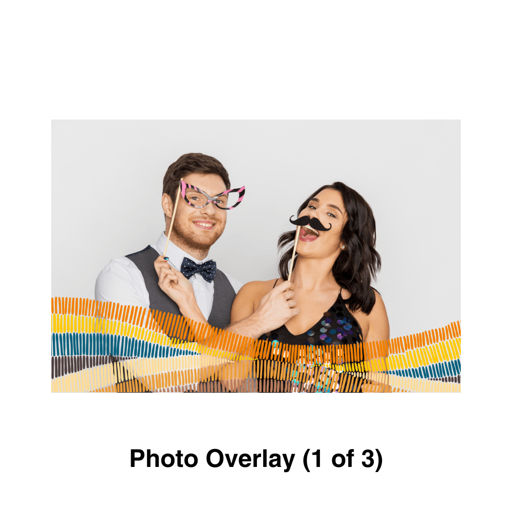 Bohemian Photo Booth Theme - Pixilated