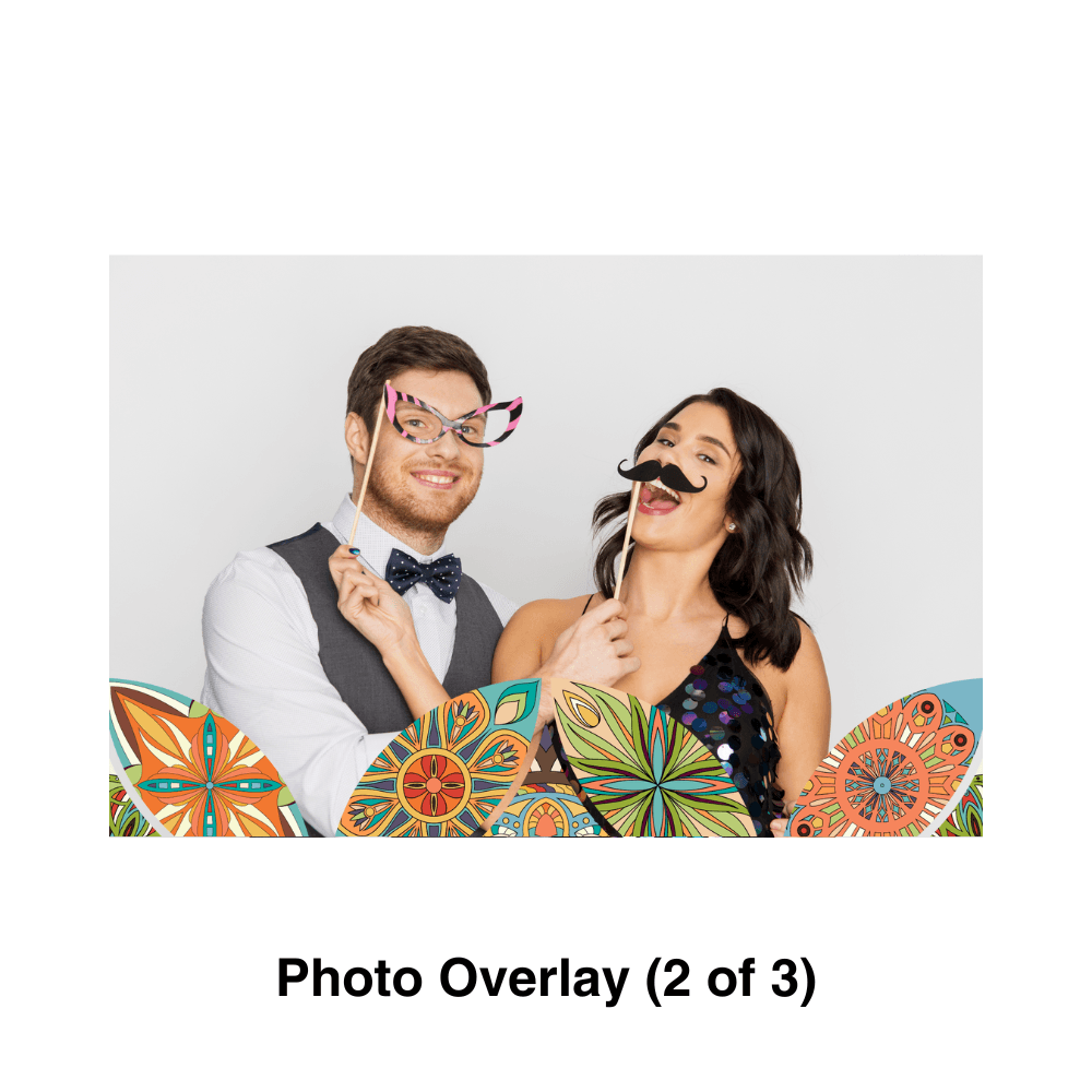 Bohemian Photo Booth Theme - Pixilated