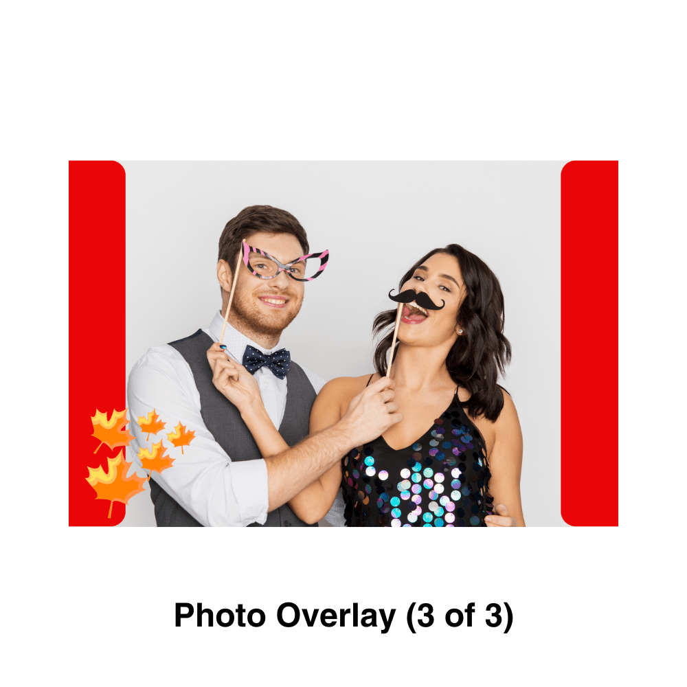 Canada Photo Booth Theme - Pixilated