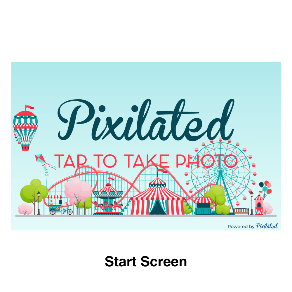 Carnival Photo Booth Theme - Pixilated