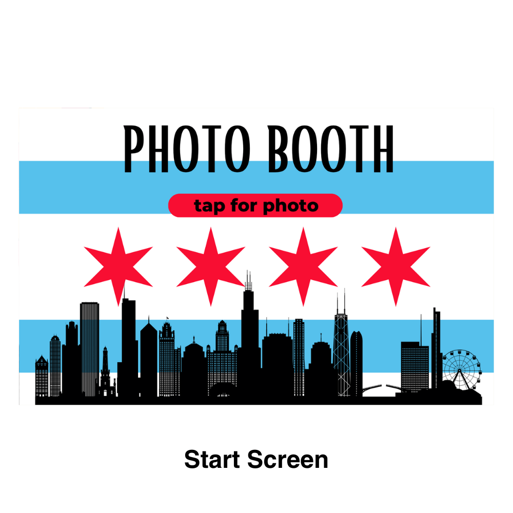 Chicago Photo Booth Theme - Pixilated