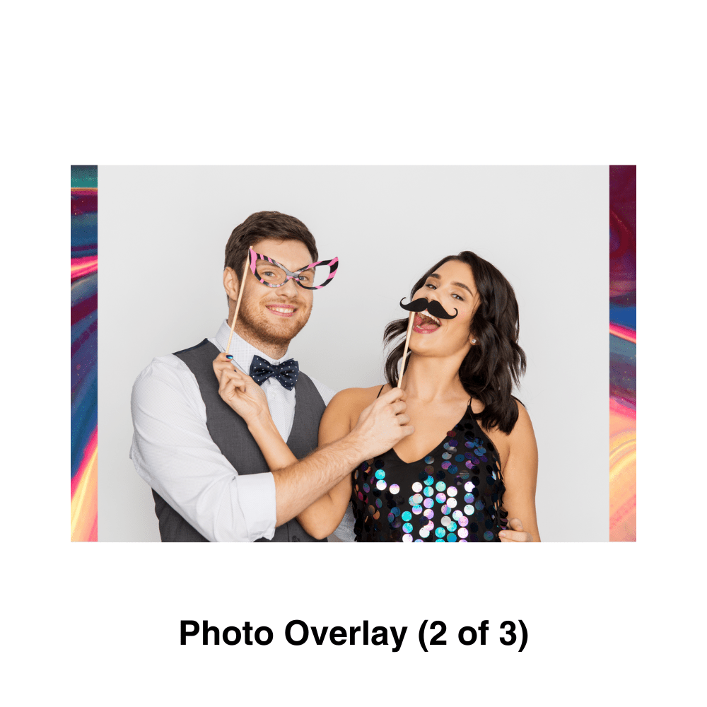 Color Swirl Photo Booth Theme - Pixilated