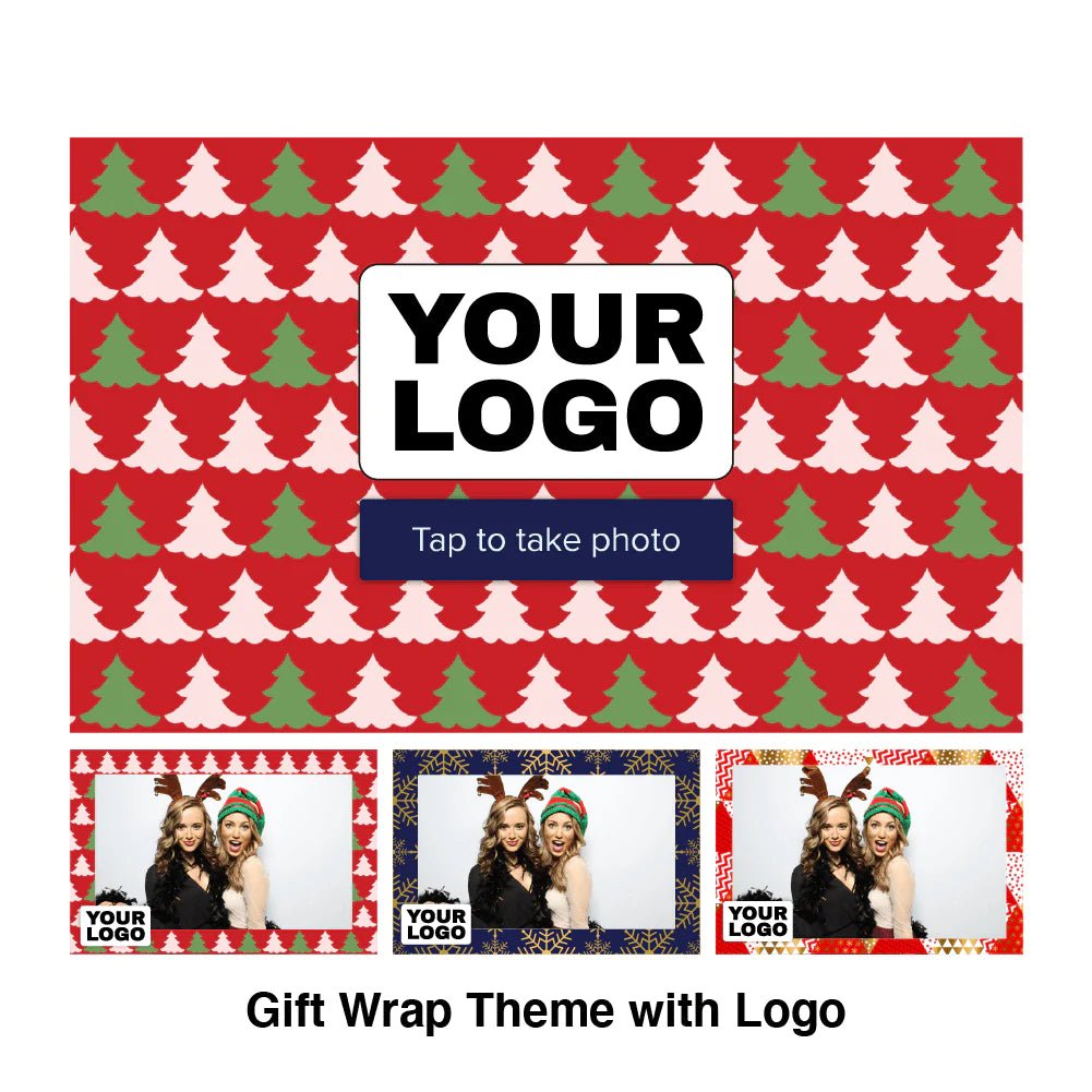Company Holiday Party Photo Booth Bundle - Pixilated
