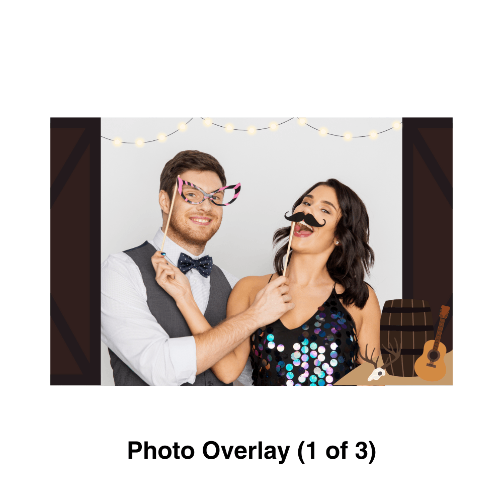 Country Photo Booth Theme - Pixilated