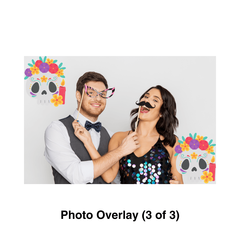 Day of The Dead Photo Booth Theme - Pixilated