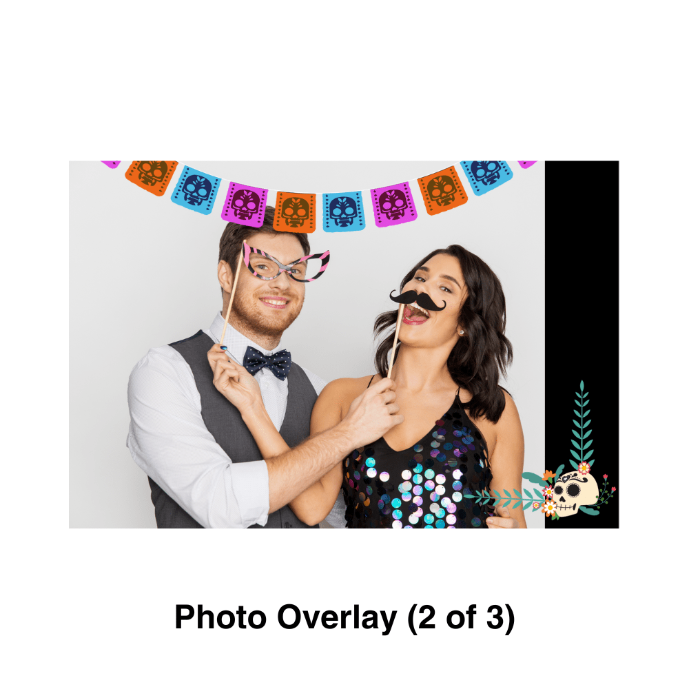 Dia de los Muertos Photo Booth Theme - Pixilated