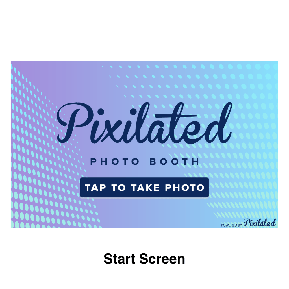 Disco Dots Photo Booth Theme - Pixilated