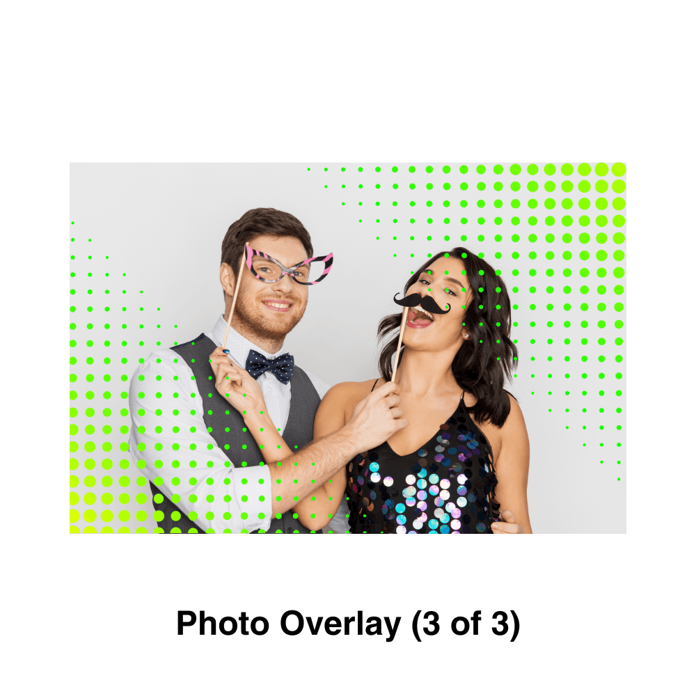 Disco Dots Photo Booth Theme - Pixilated