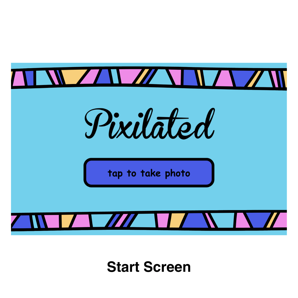 Doodle Photo Booth Theme - Pixilated