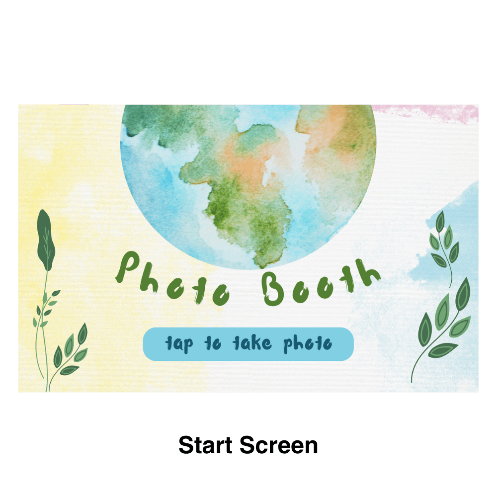 Earth Photo Booth Theme - Pixilated