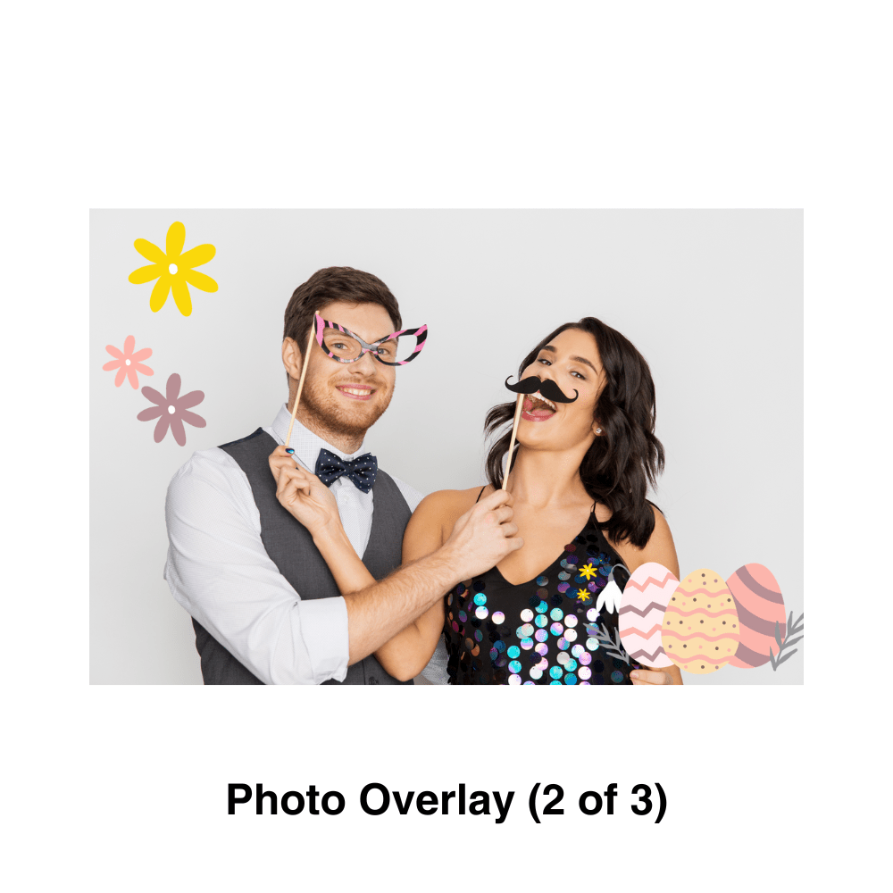 Easter Photo Booth Theme - Pixilated