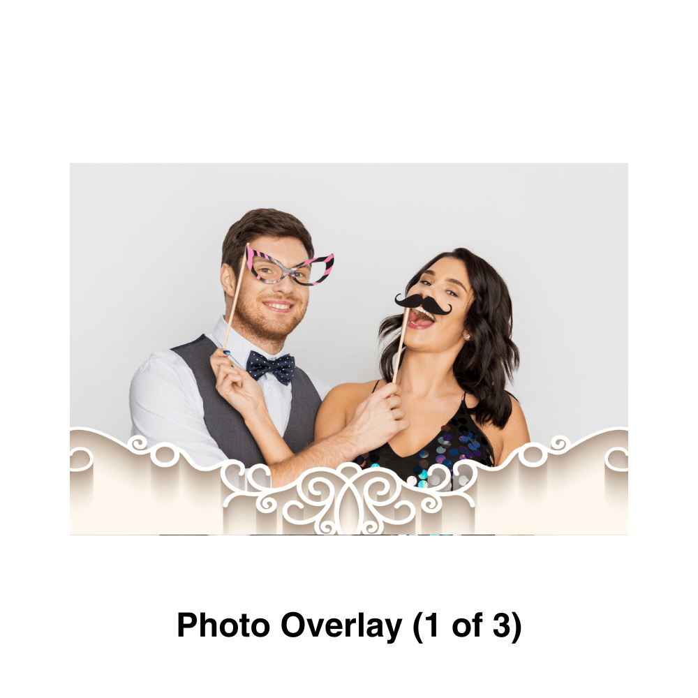 Elegant Floral Photo Booth Theme - Pixilated