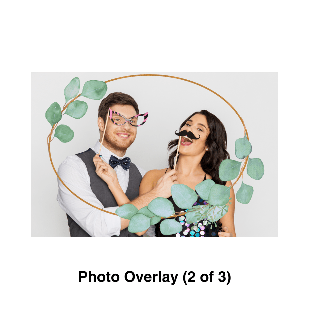 Eucalyptus Photo Booth Theme - Pixilated