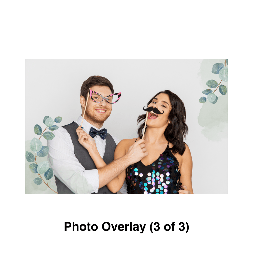 Eucalyptus Photo Booth Theme - Pixilated