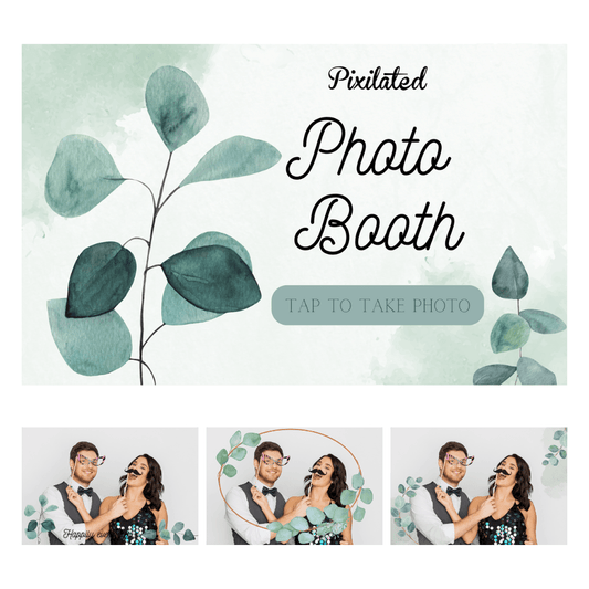 Eucalyptus Photo Booth Theme - Pixilated