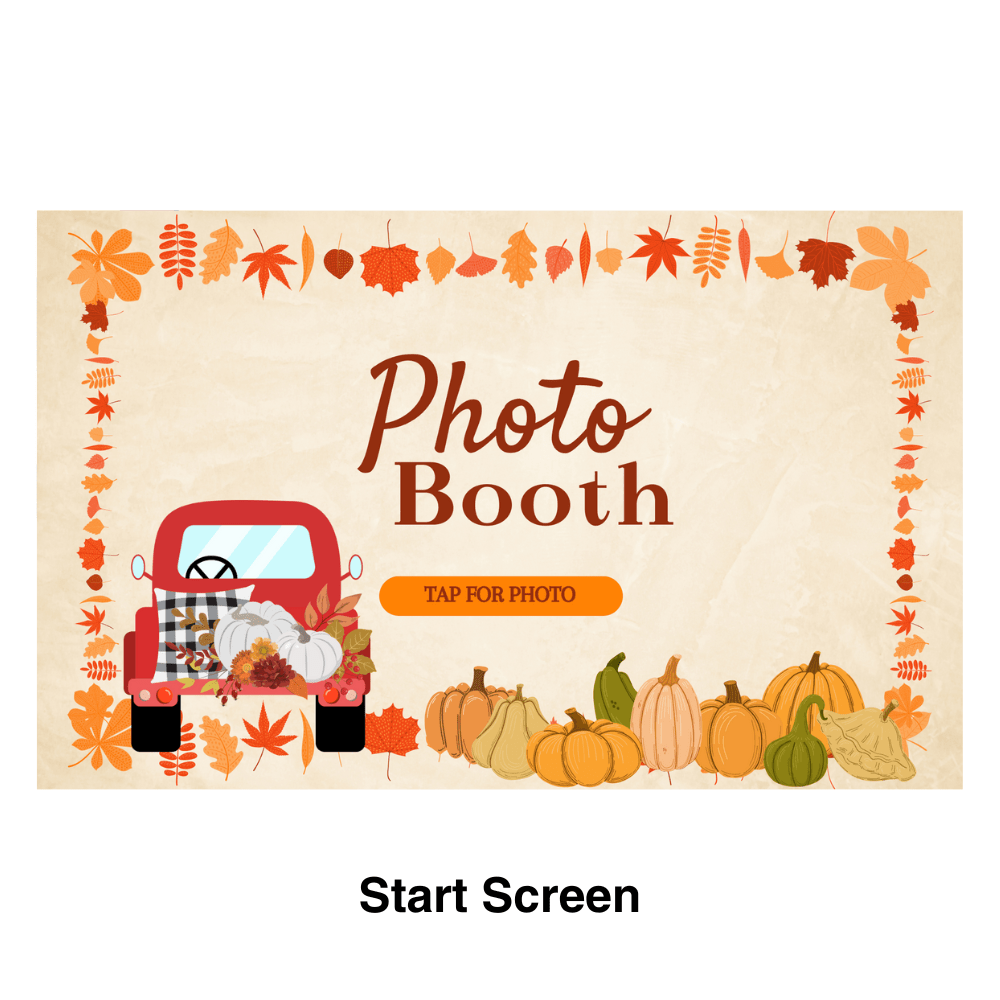 Fall Fest Photo Booth Theme - Pixilated