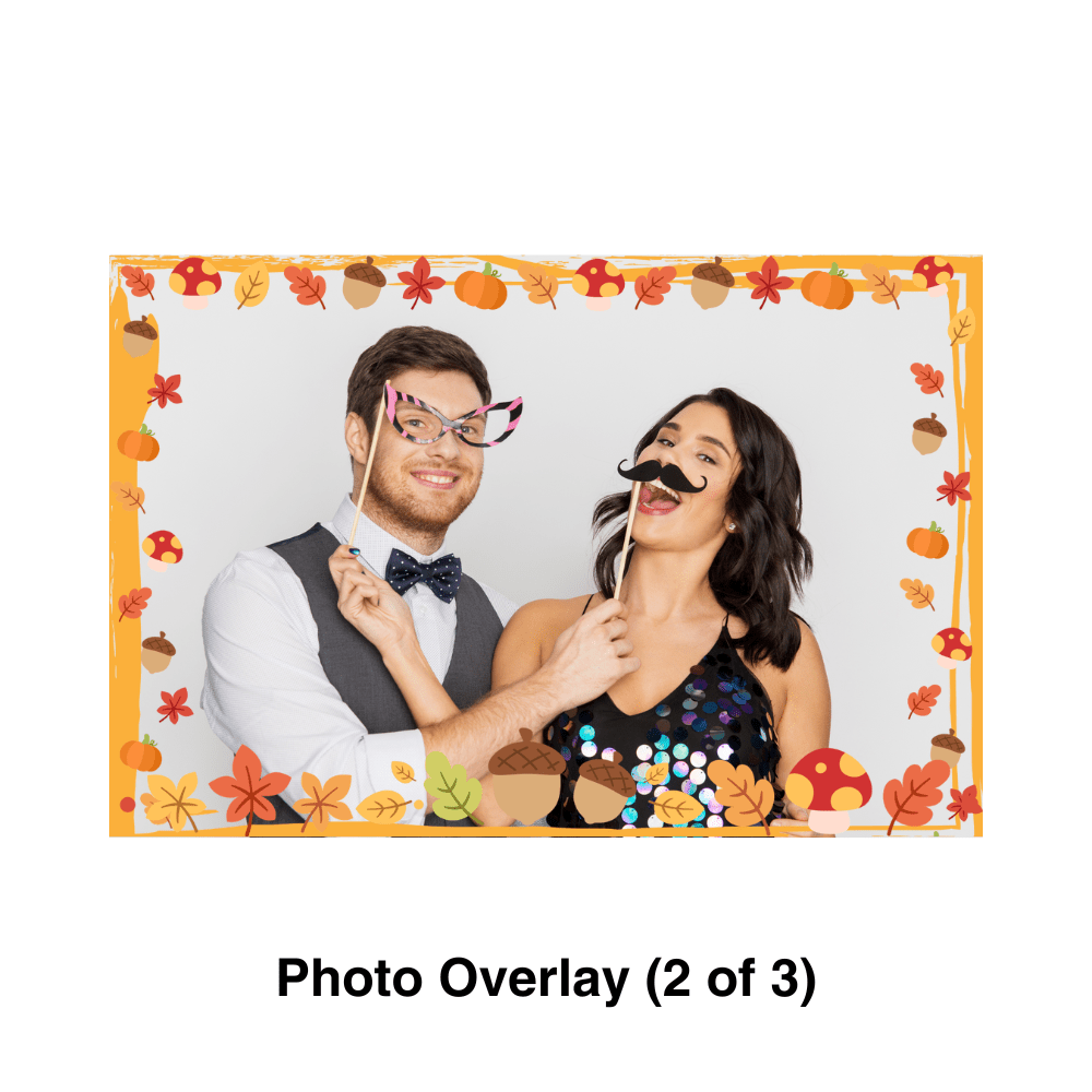 Fall Fest Photo Booth Theme - Pixilated