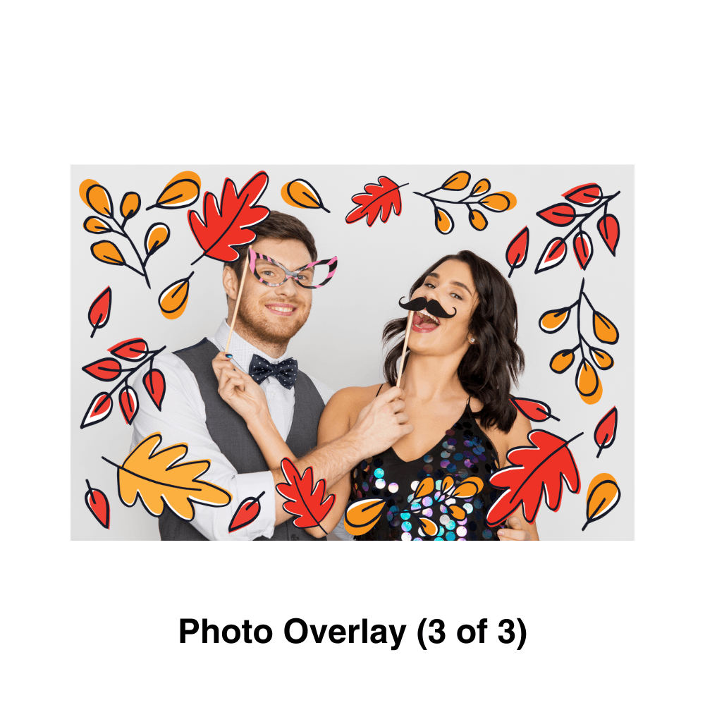 Fall Photo Booth Theme - Pixilated