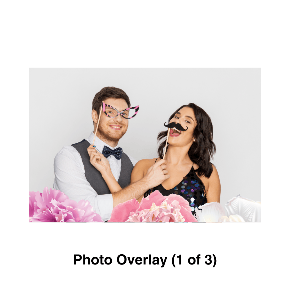 Floral Photo Booth Theme - Pixilated