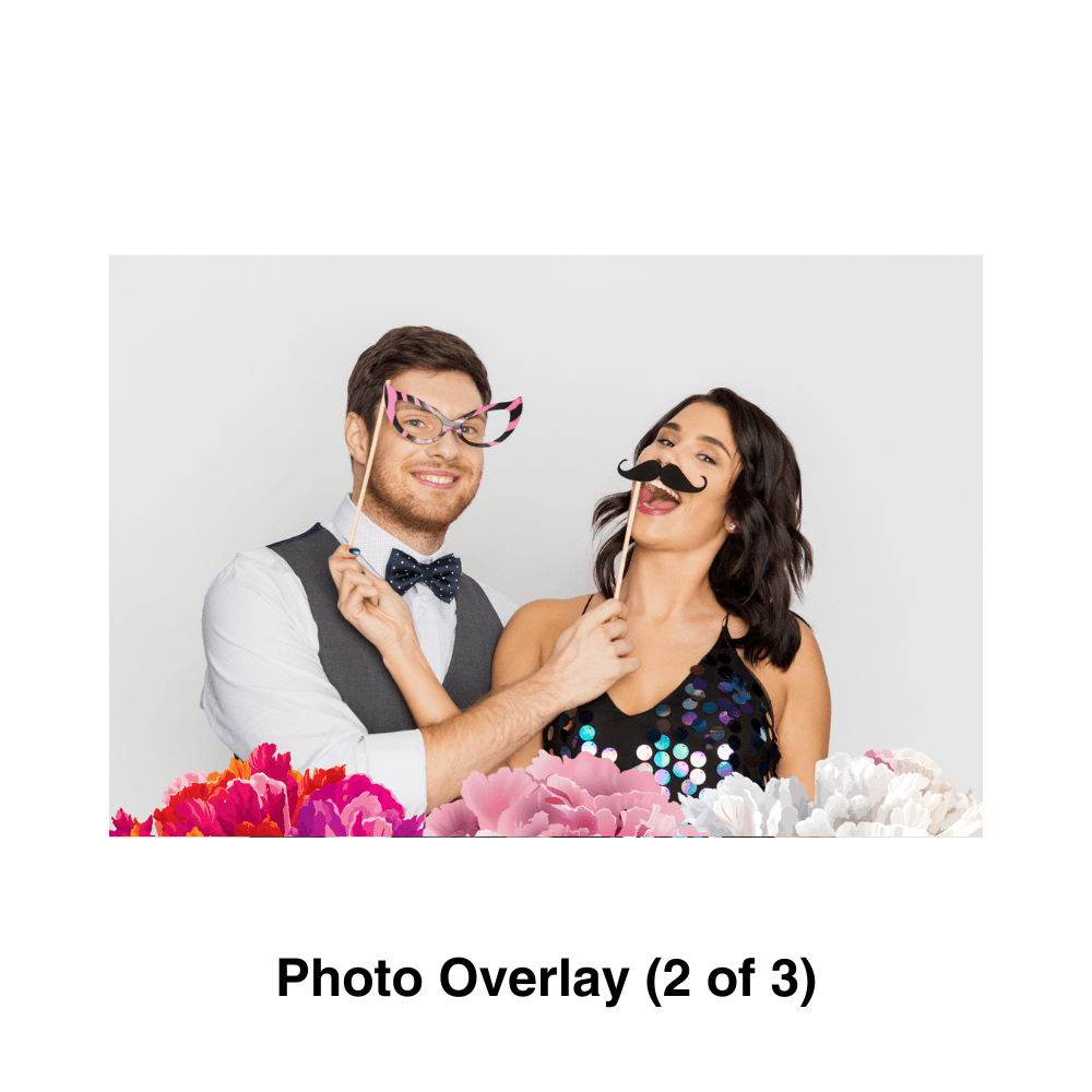 Floral Photo Booth Theme - Pixilated