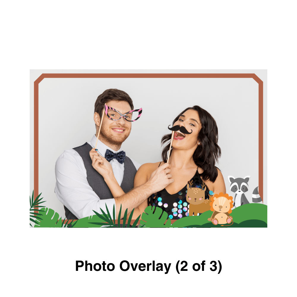 Forest Animals Photo Booth Theme - Pixilated