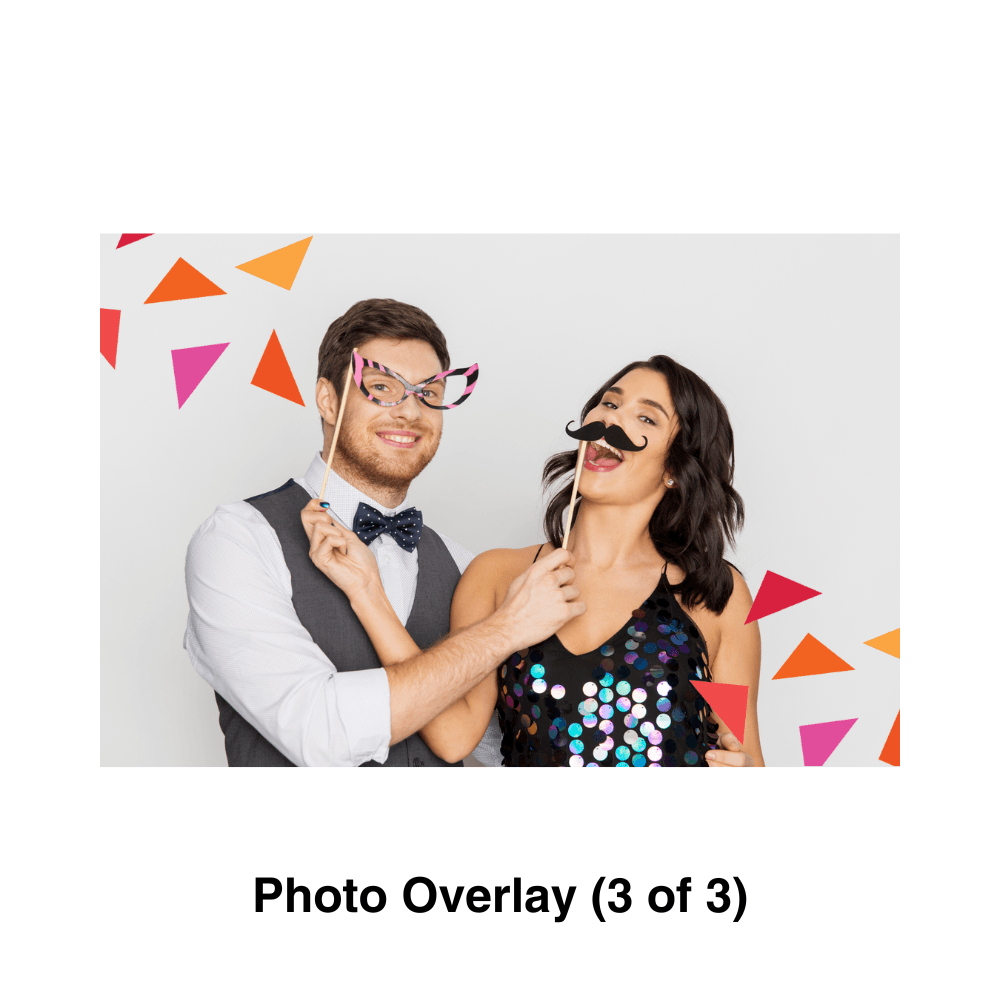 Geometric Photo Booth Theme - Pixilated