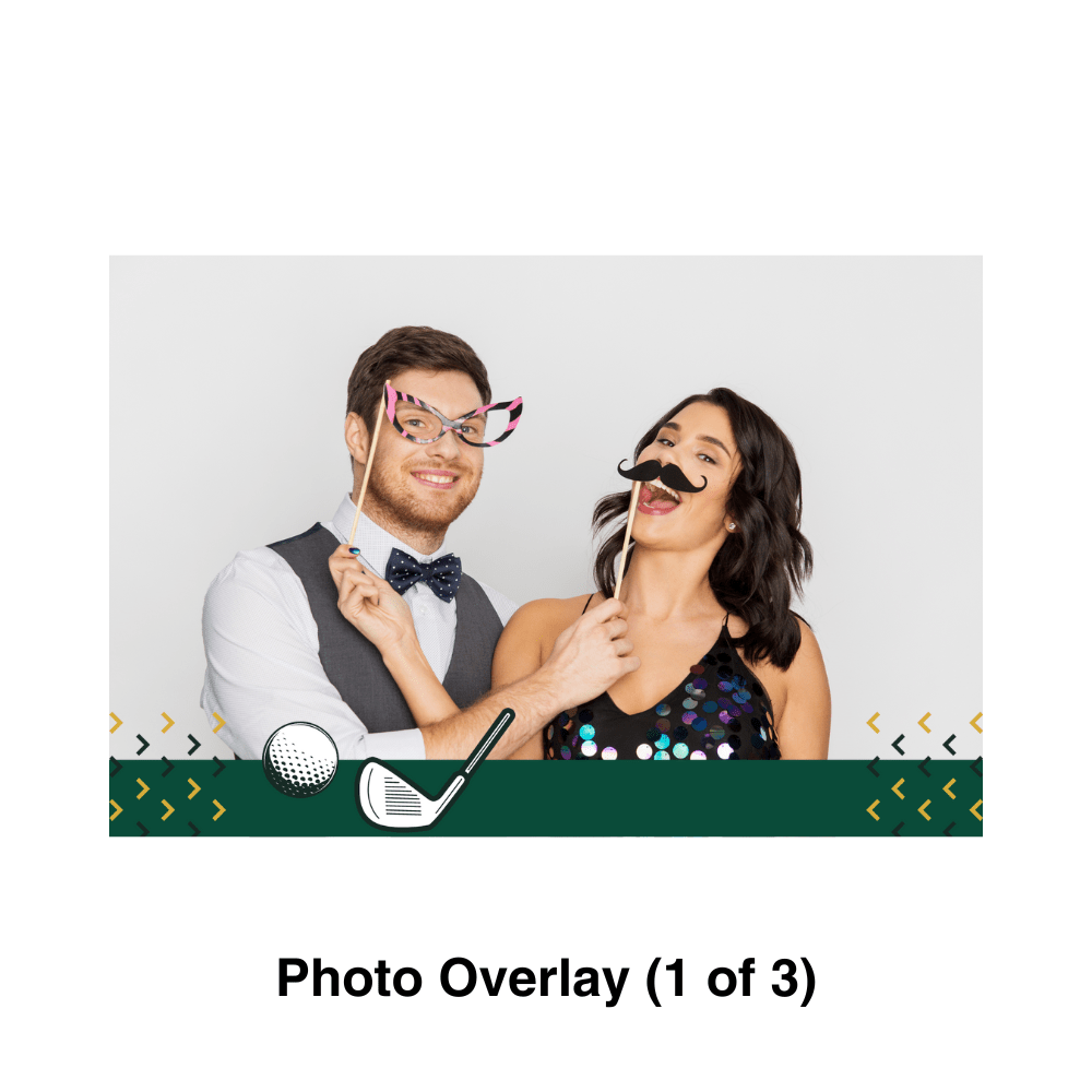 Golf Photo Booth Theme - Pixilated