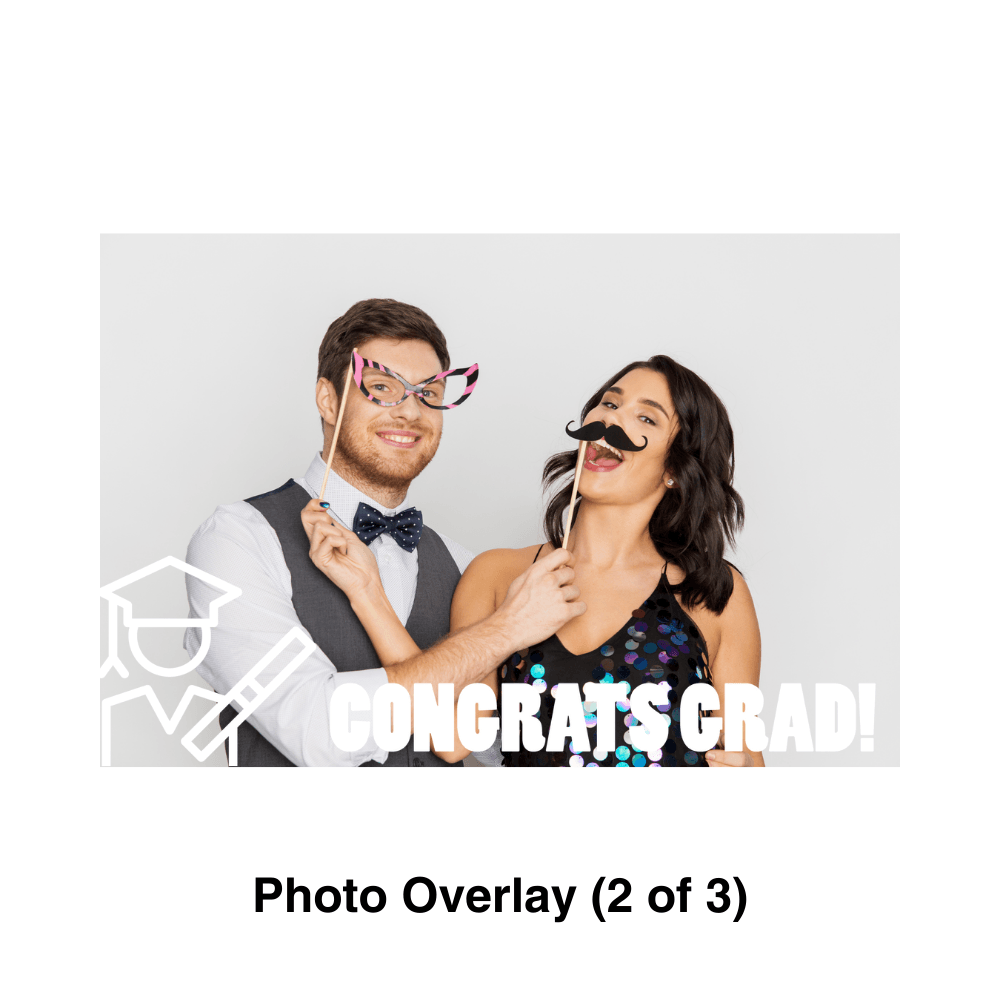 Graduation Photo Booth Theme - Pixilated