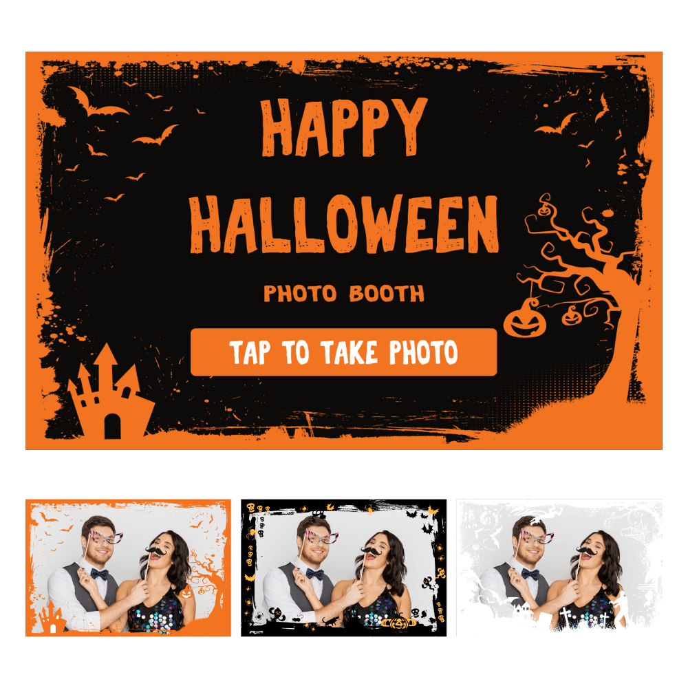 Halloween Photo Booth Theme - Pixilated