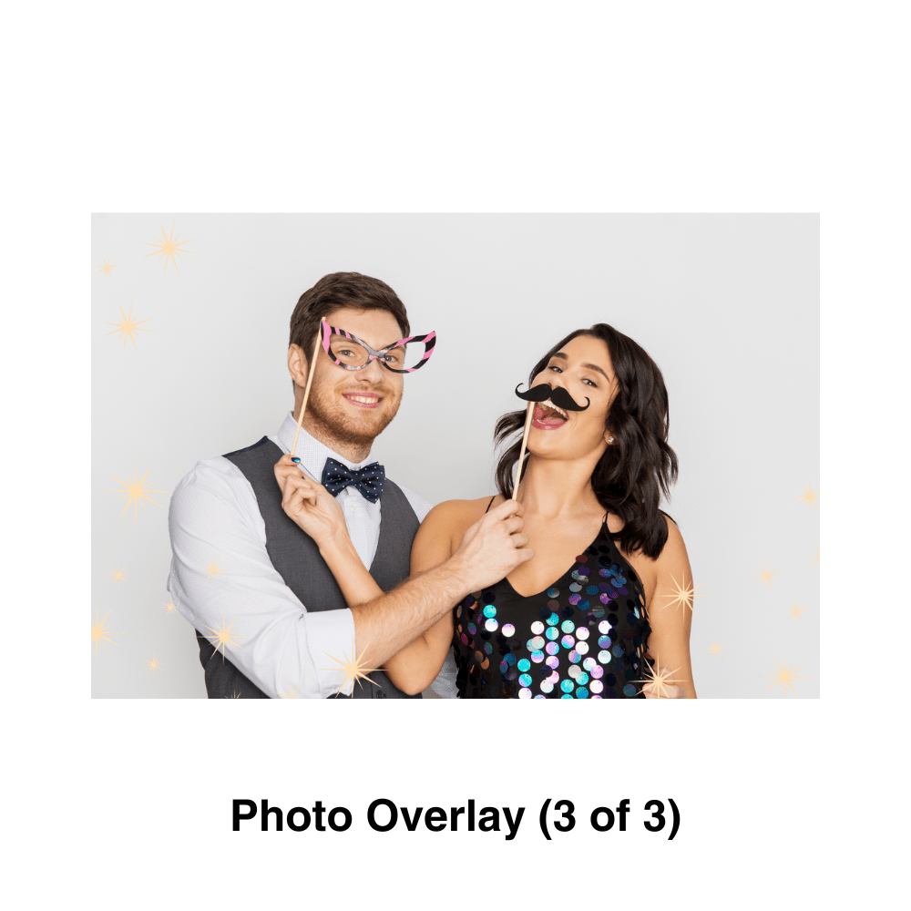 Happy Holidays Photo Booth Theme - Pixilated