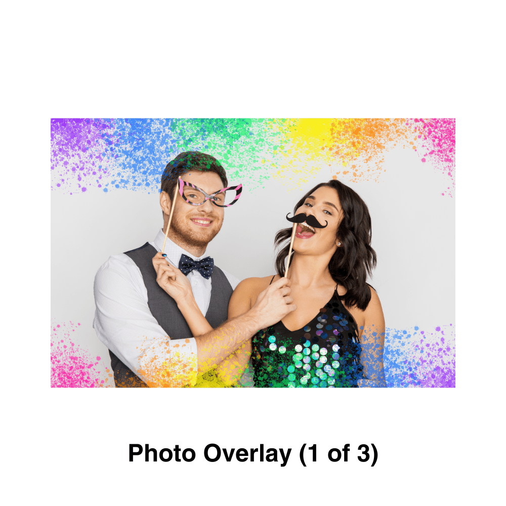 Holi Photo Booth Theme - Pixilated