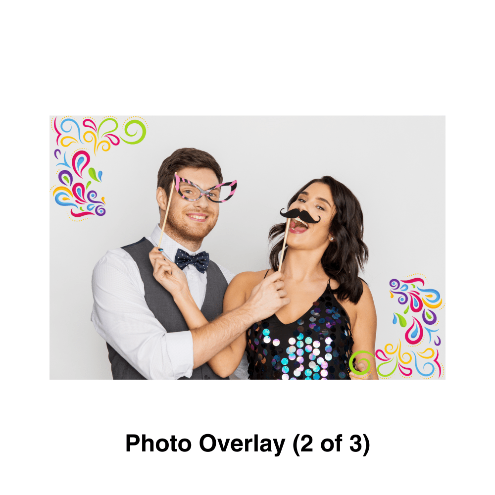 Holi Photo Booth Theme - Pixilated