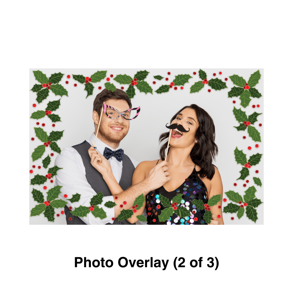Holly Photo Booth Theme - Pixilated