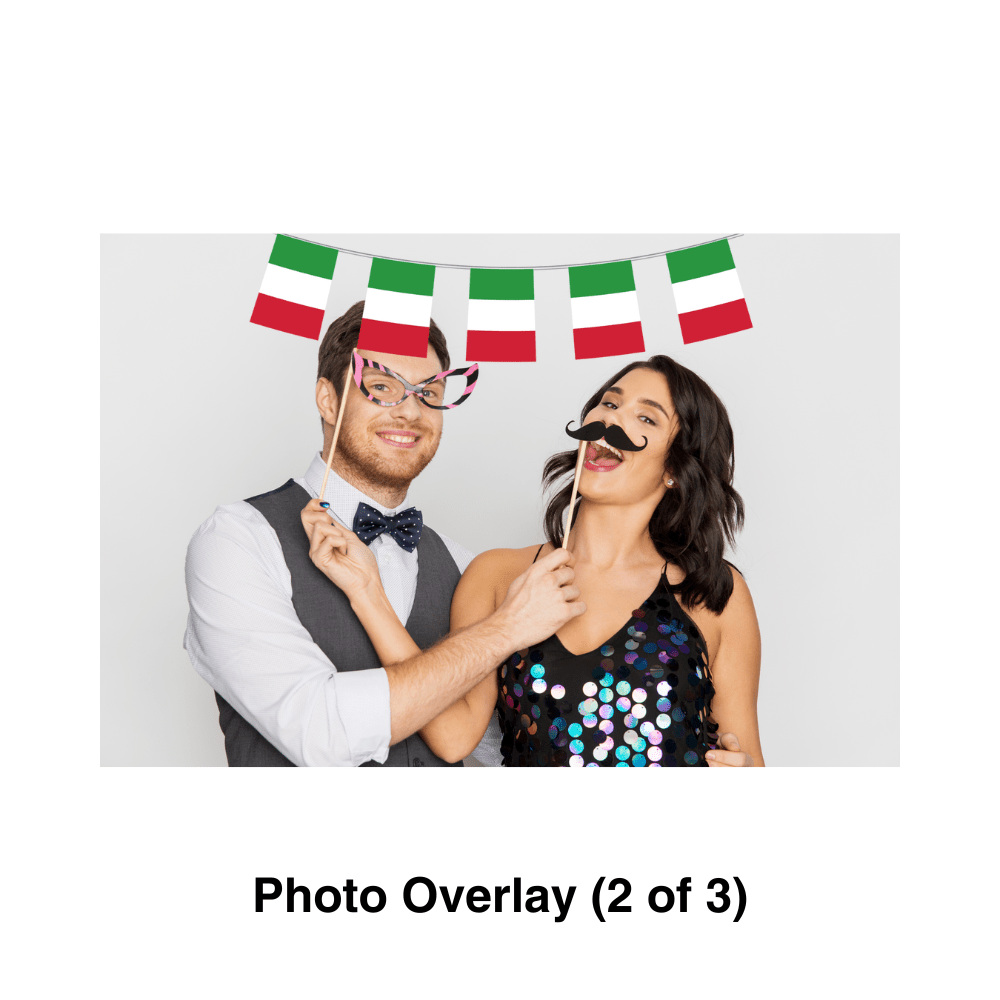 Italy Photo Booth Theme - Pixilated