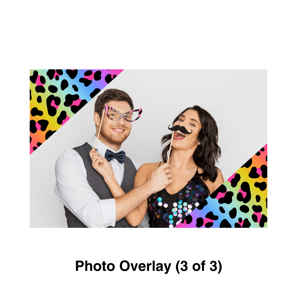 Leopard Photo Booth Theme - Pixilated