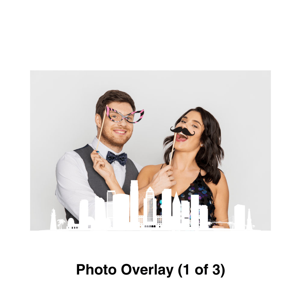 Los Angeles Photo Booth Theme - Pixilated