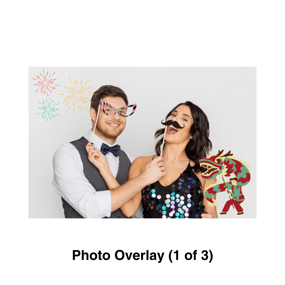 Lunar New Year Photo Booth Theme - Pixilated