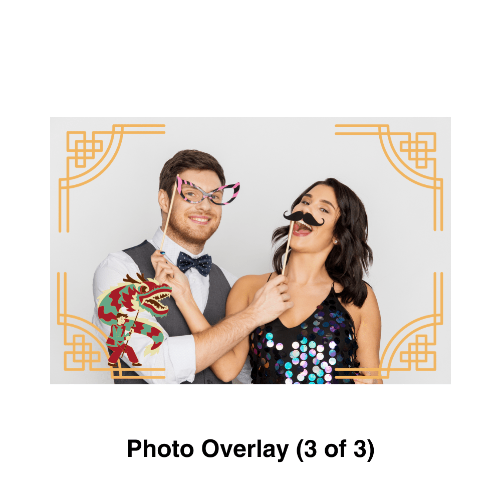 Lunar New Year Photo Booth Theme - Pixilated