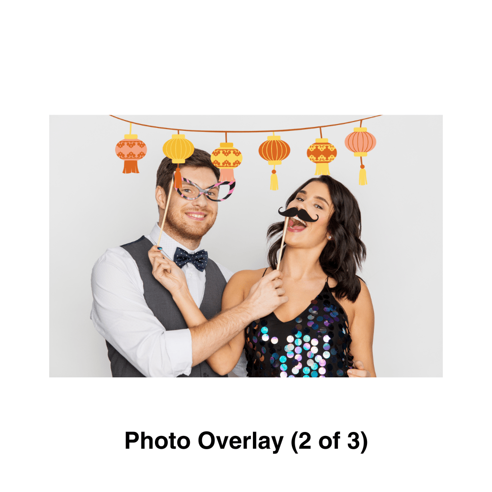 Lunar New Year Photo Booth Theme - Pixilated